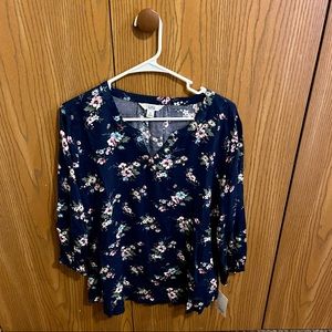 NWT Floral Blouse